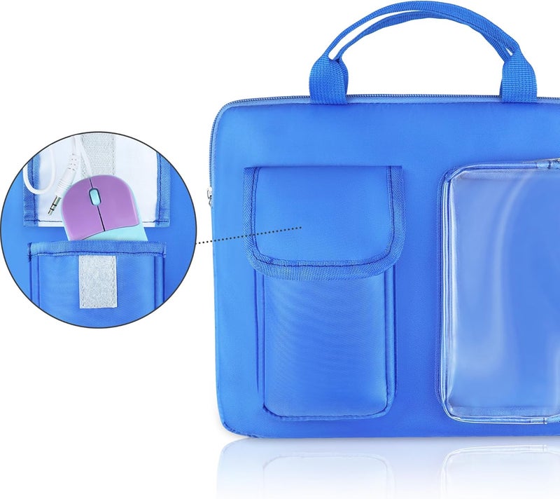 Annmore Bag compatible with LEXiBOOK Educational and Bilingual Laptop, Blue - Image 3
